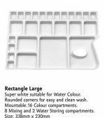 Khyati Rectangle Colour Mixing Palette