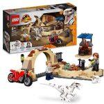 LEGO 76945 Jurassic World Atrociraptor Dinosaur: Bike Chase Set with Toy Motorbike and Figures of 3 Dinosaurs, Toys for Kids Age 6 Plus