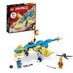 LEGO NINJAGO Jay's Thunder Dragon EVO 71760 Playset Featuring a Posable Dragon Toy, NINJAGO Jay and a Snake Toy; Building Kit for Kids Aged 6