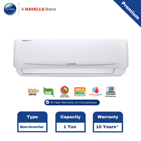 Lloyd (A Havells Brand) Split Normal Premium AC - 1 Ton