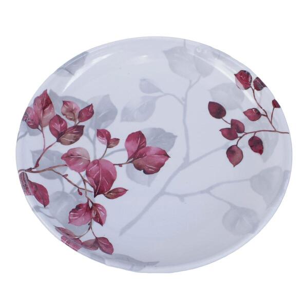 Melamine Plate Leaf Printed