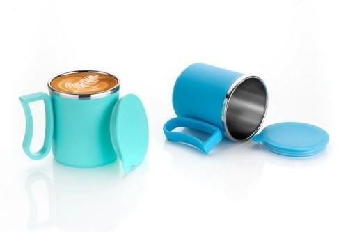 Multicolor Stainless Steel Coffee mug with Lid Aarshi Store