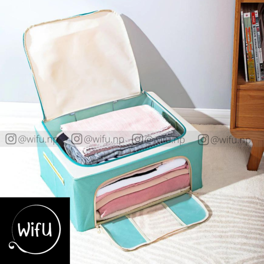Multipurpose Storage Organizers with Top and Front-faced Zippered Doors