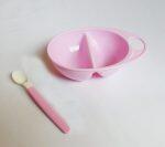 Mumlove Baby Dinnerware & Spoon Set D1319 (Colour May Vary)