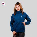 Nyptra Petrol Blue Premium Windcheater Jacket For Women