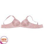 Off Pink Durable Padded Bra For Women
