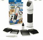 PawPerfect Pet Fur and Hair Trimmer by Bell+Howell Dog Hair Clippers with Stainless Steel and Ceramic Blades Low Noise Rechargeable and Cordless Shaver for Dogs Cats and Other Furry Pets As Seen On TV