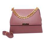 Peach Stylish Hand Bag For Women