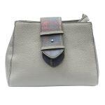 Plain Grey Color Shoulder Bag For Women
