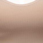 Plain Light Brown Cage Bra For Women