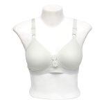 Plain Light Green Bra For Women