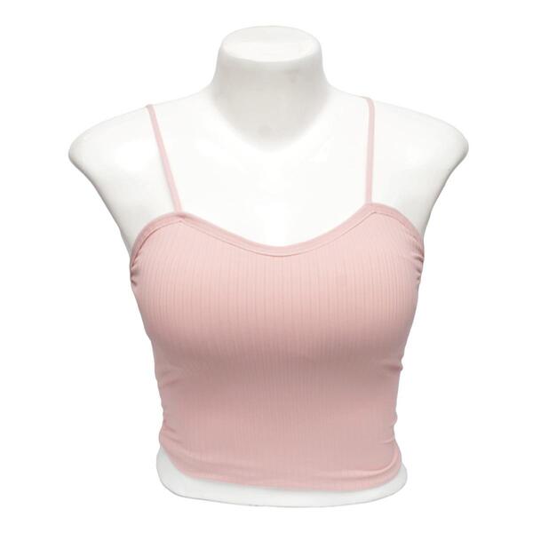 Plain Pink Color Cage Bra