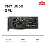 PNY 3050 Graphics Card 8 GB GDDR6