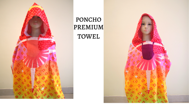 Premium Printed Serina Poncho