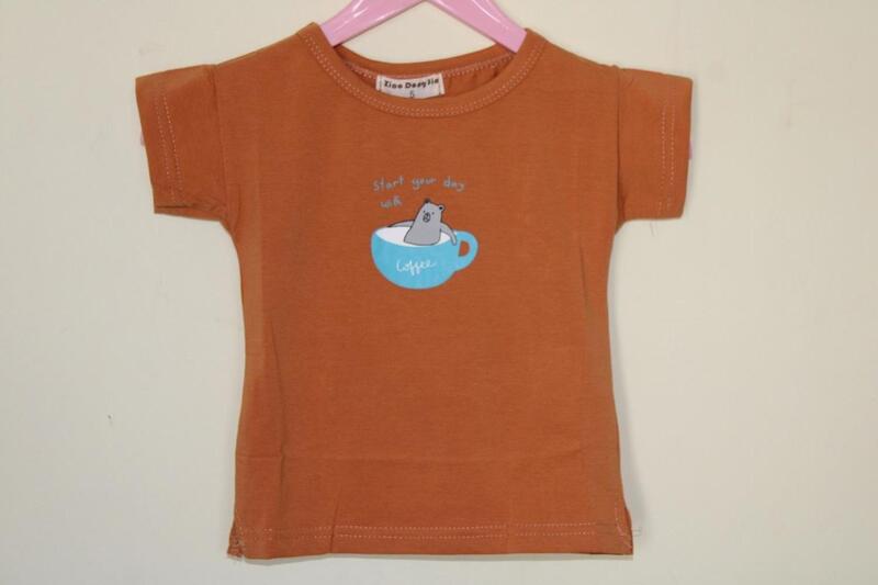 Prithivi Planet Brown Tshirt for Baby Boys