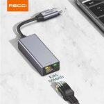 Recci USB C to Ethernet Adapter-RJ45