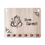 Shree Ganesh Wooden Key HolderHooks