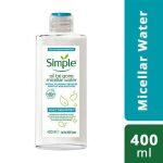 Simple Micellar Cleansing Water Oil be Gone Daily Skin Detox 400ml – Mattifies Skin – Original Genuine Product of UK – NS Suppliers
