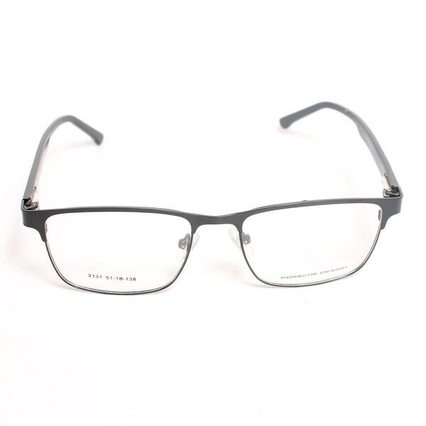 Square Metal Design Frame Hard Coated Glasses For Men