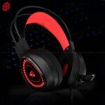 Taidun V1000 Gaming Headset 3.5mm Plug Red LED Gaming Headphone