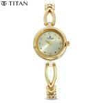 Titan Karishma Champagne Dial Analog Watch For Women- 2601Ym02