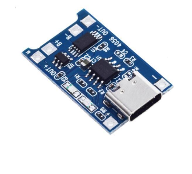 Type C USB 18650 TP4056 Lithium Battery Charging Module Charging Board with Protection