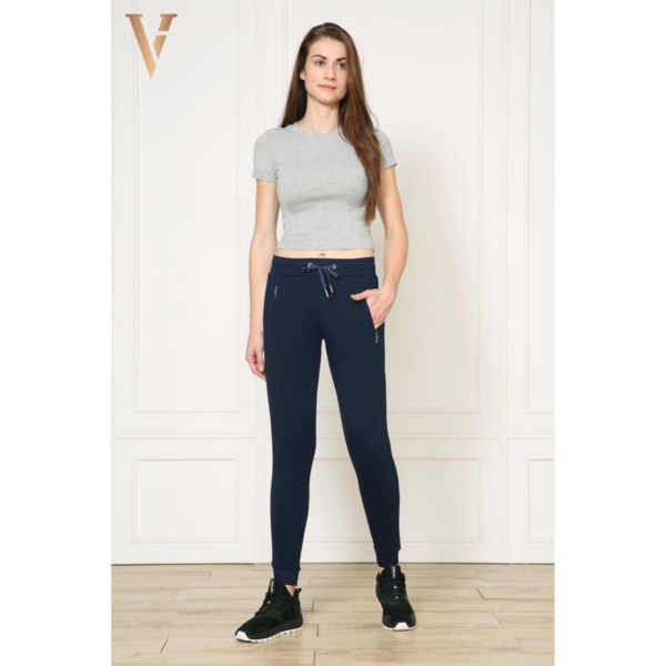 Van Heusen Women's Dark Navy Slim Travel Pants - 66302