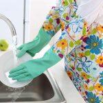 Waterproof Dish Washing And Cleaning Gloves – Fur Inside