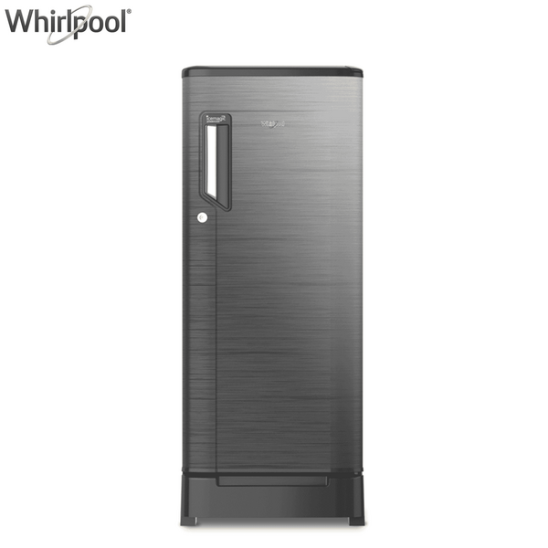 Whirlpool 185L Single Door 200 Icemagic Powercool 71600 PRM 2S Chromium Steel Refrigerator