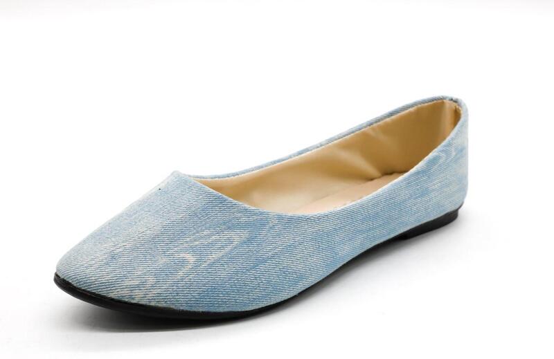 Women's Casual Pointed Closed Toe Ballet Flat Shoes (MO.NO.CL66)