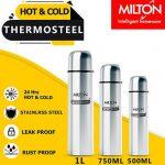 milton mega slim hotcold thermosteel bottles