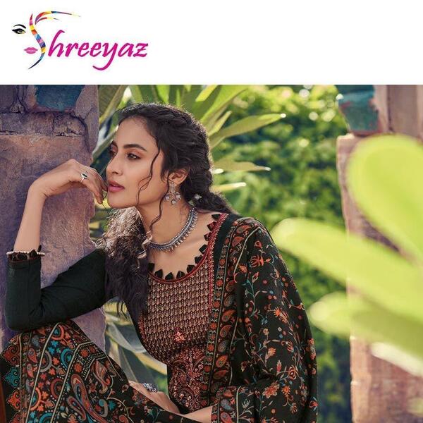 Paripurna Pashmina Woolen Embroidery Work Kurta Salwar