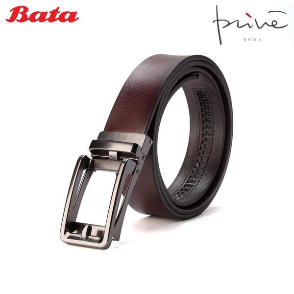 BATA Prive Men's Genuine Leather Autolock Belt 9844003