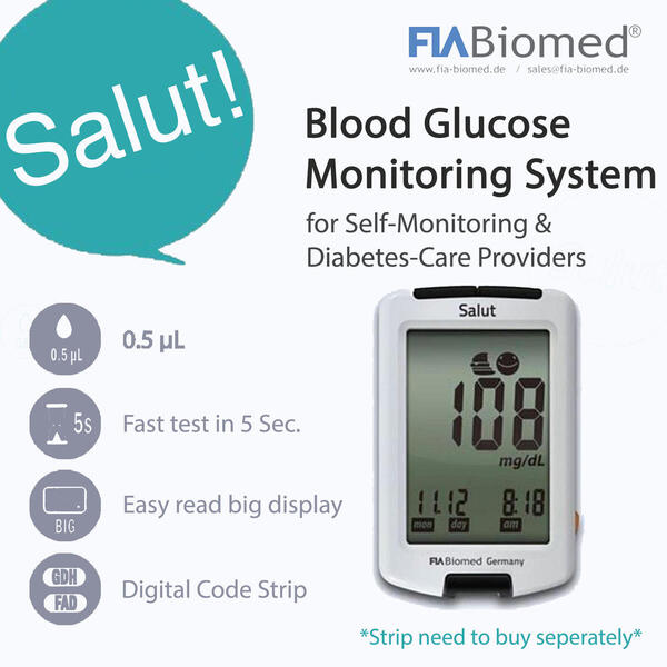 FIABIOMED Glucometer Machine(Only Machine)