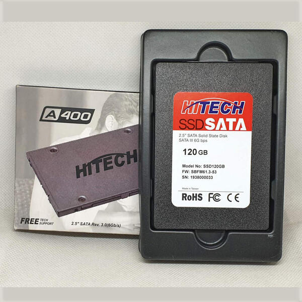 Hitech SSD SATA 3 2.5” Solid State Drive 120GB (10X Faster) 1 Year Warrtenty