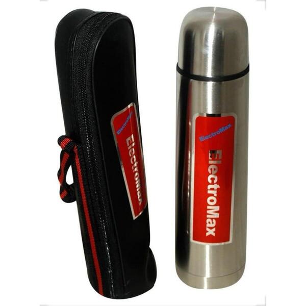 Stainless Steel Vacuum Flask Thermos Hot & Cold - 1.8L With Carrying Case