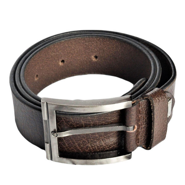 Tan Genuine Leather Solid Belt For Men
