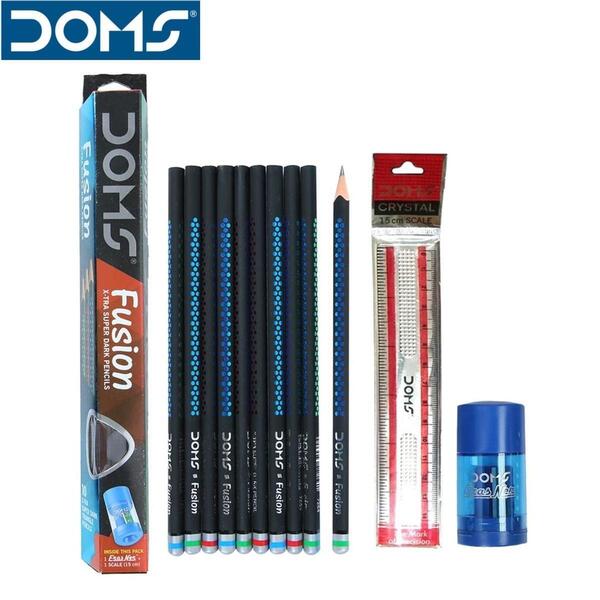 DOMS Fusion X-TRA Super Dark PencilsPacket