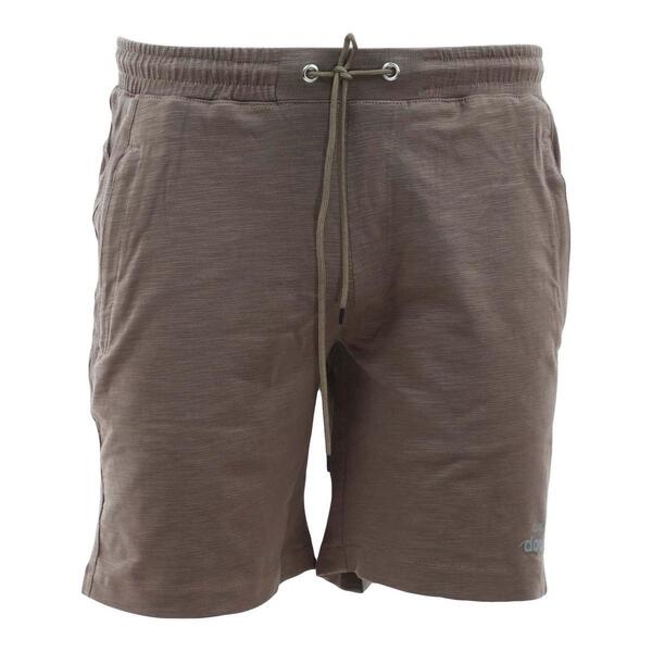Doro Wears Dark Grey Color Mix Cotton Casual Shorts For Men