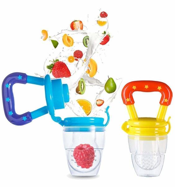 Friendly Baby Food Nibbler With Fruit And Veggie Feed Silicone Mesh
