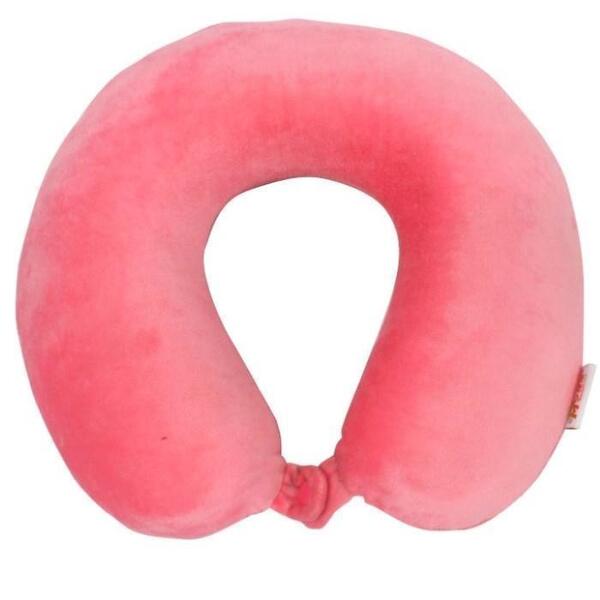 Memory Foam Travel Neck Pillow(PINK)