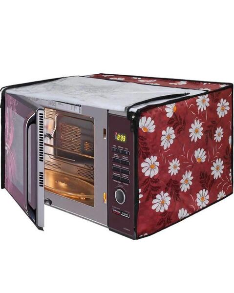 Microwave Oven Cover (Maroon)