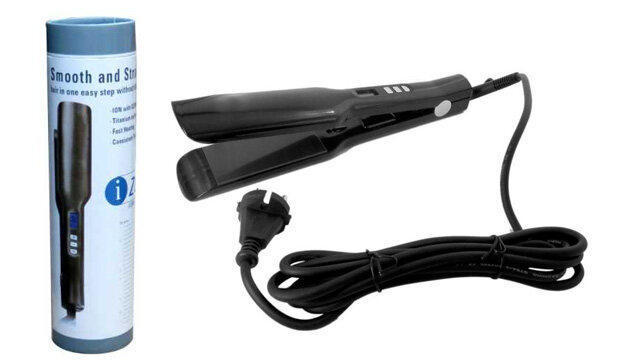 New Premium Quality Beauty Izone 998 Hair Straightener 250W, Izone Ion With Ozone Hair Straightener, Sonar Professional Hair Straightener, Flat Iron