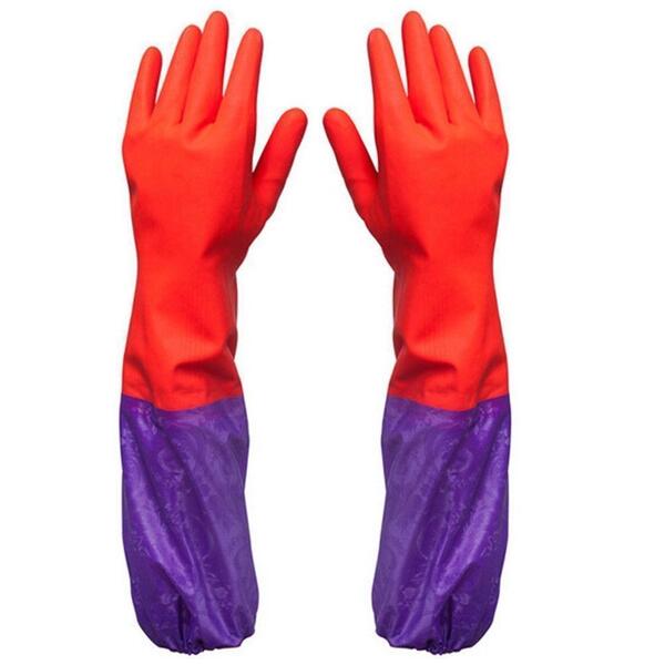 Reusable Latex Hand Gloves For Kitchen with Fur Inside