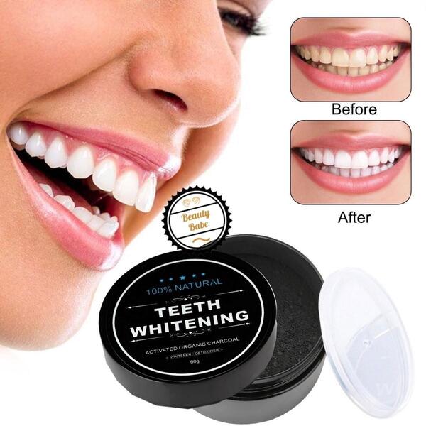 Teeth Whitener 20G Charcoal Tooth Whitening Powder