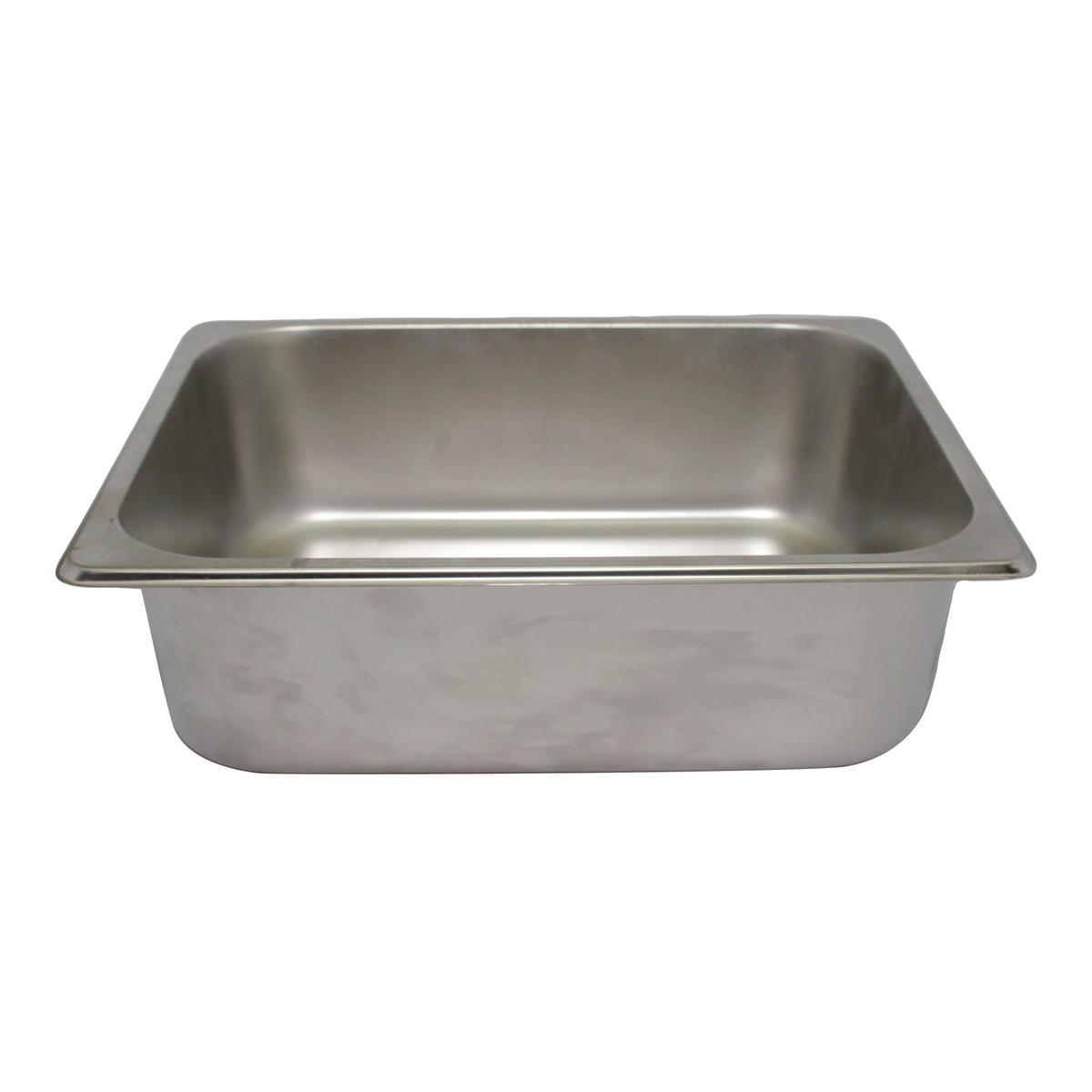 1 2 gn pan with lid steel