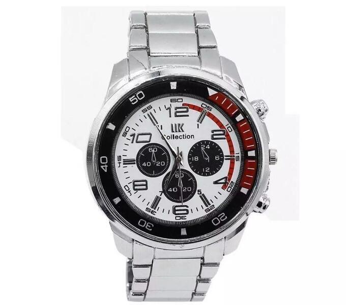 Chronograph Design White Dial Fancy Watch For Men NAM