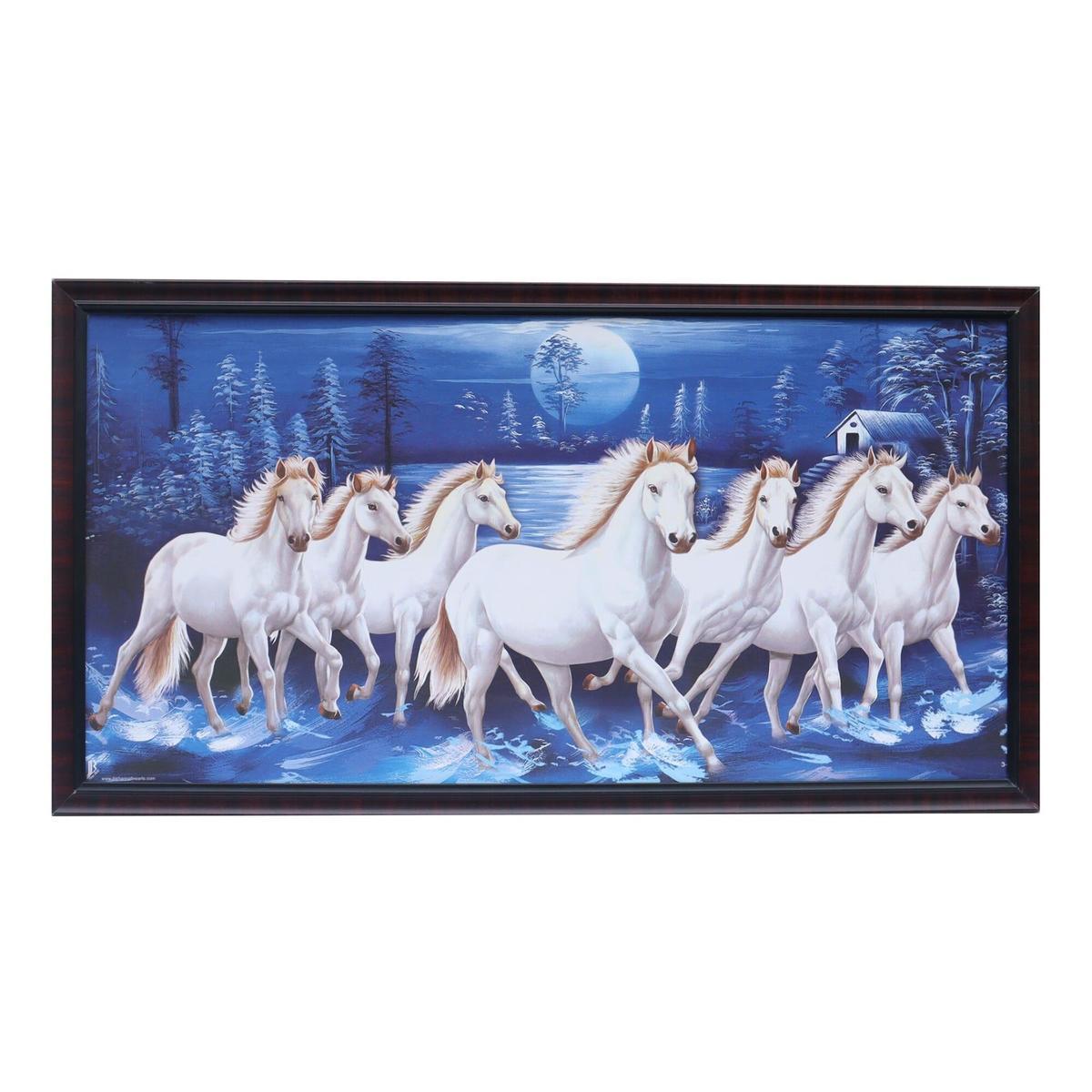 multicolor horse printed photoframe