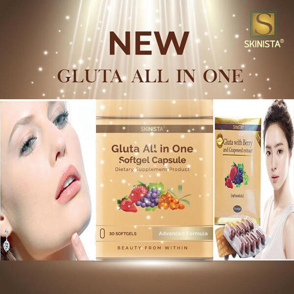 New Original Skinista Gluta All in One Gluta with Berry and Grapeseed Extract-1
