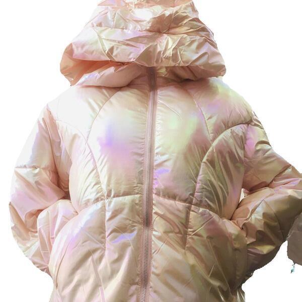 Pinkl Color Polyfiber Front Zipper Jacket For Women